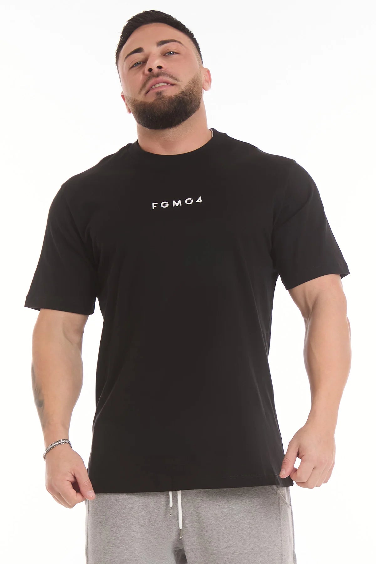 T-Shirt Street Fgm04 Tag Uomo Nero - FGM04 - Linea Ikonic Uomo - fgm04