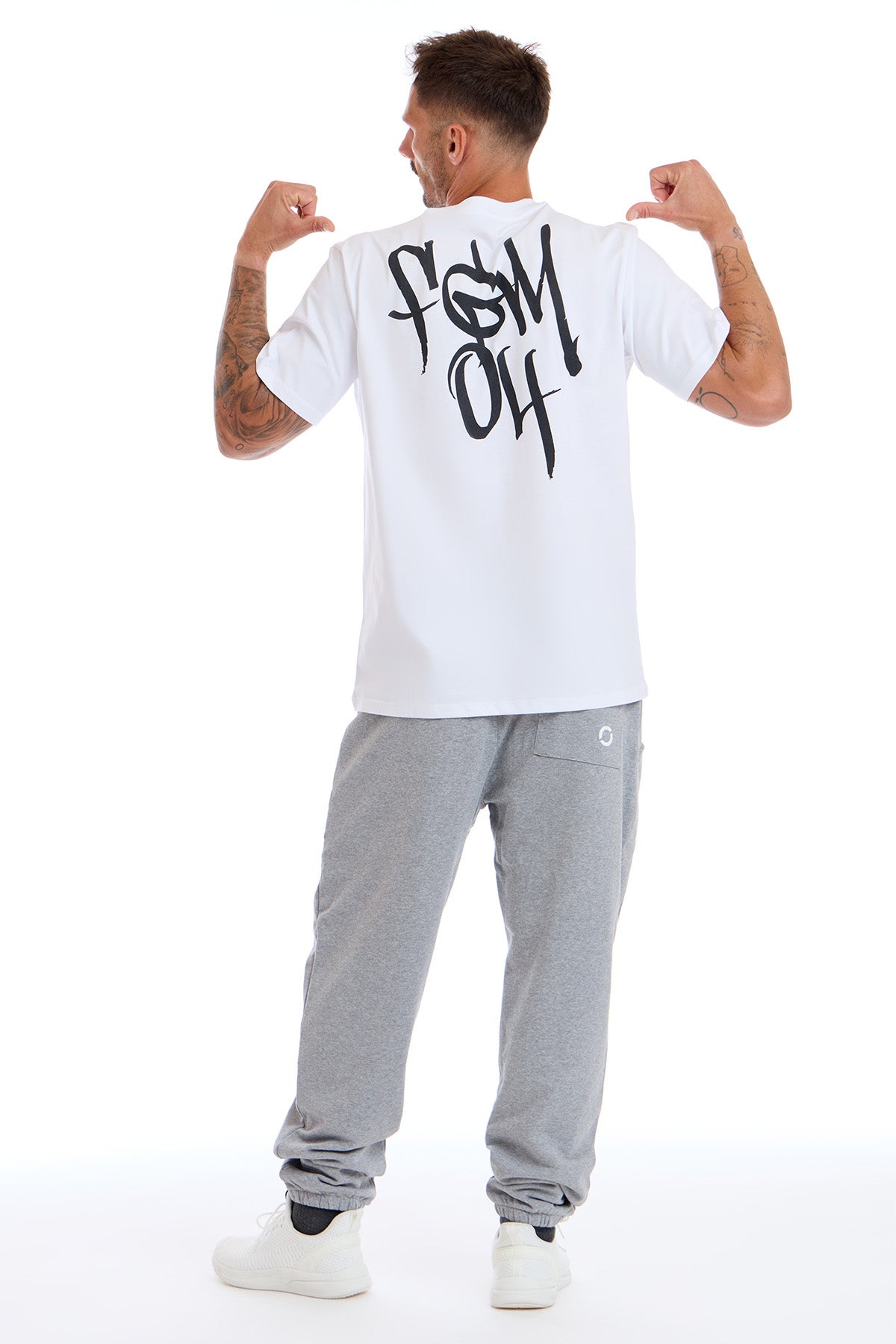 T-Shirt Street Fgm04 Tag Uomo Bianco - FGM04 - OFFERTE SPECIALI - fgm04