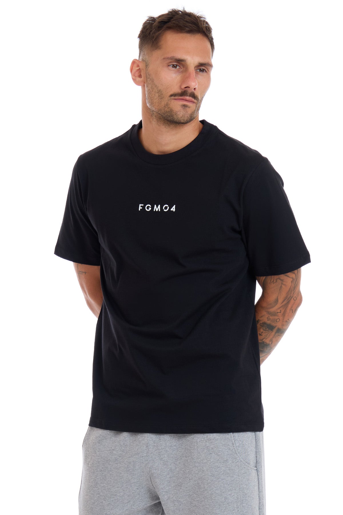 T-Shirt Street Fgm04 Tag Uomo Nero - FGM04 - OFFERTE SPECIALI - fgm04