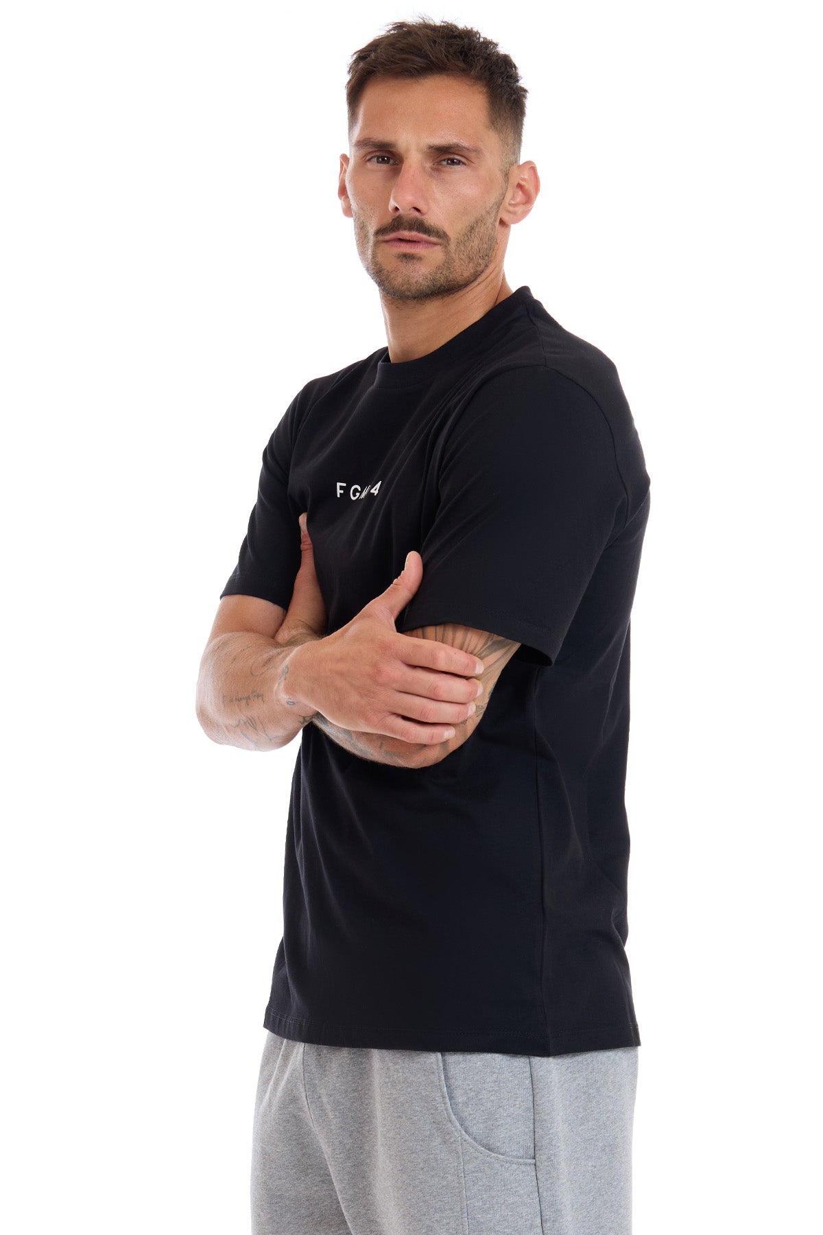 T-Shirt Street Fgm04 Tag Uomo Nero - FGM04 - OFFERTE SPECIALI - fgm04
