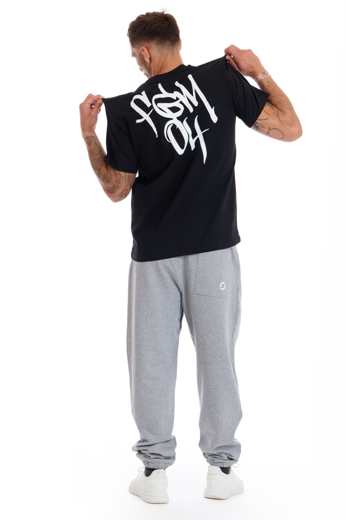 T-Shirt Street Fgm04 Tag Uomo Nero - FGM04 - OFFERTE SPECIALI - fgm04