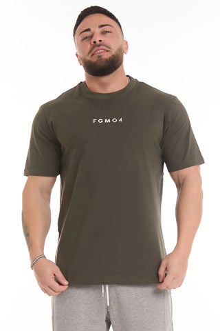 T-Shirt Street Fgm04 Tag Uomo Verde Militare - FGM04 - Linea Ikonic Uomo - fgm04