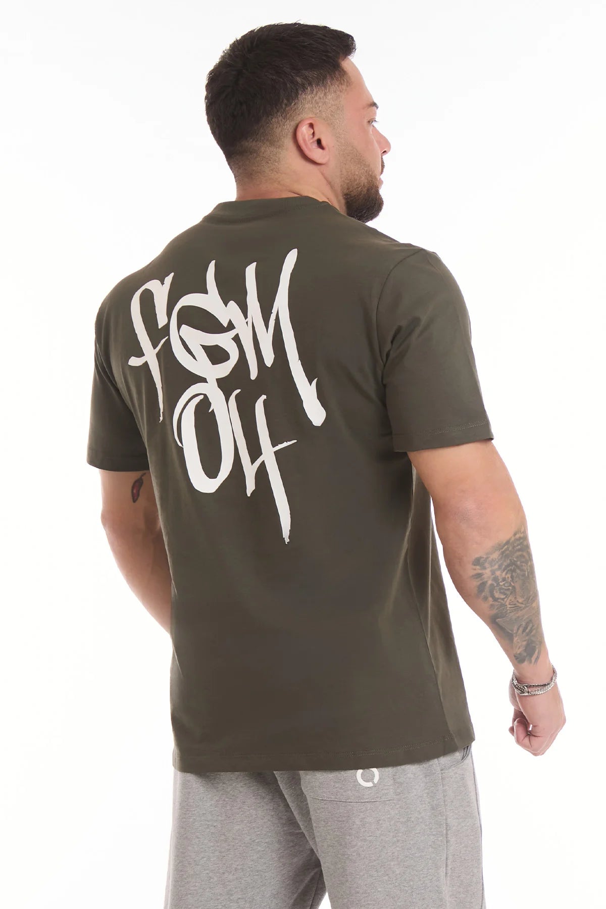 T-Shirt Street Fgm04 Tag Uomo Verde Militare - FGM04 - Linea Ikonic Uomo - fgm04