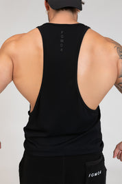 Camiseta sin mangas con tirantes negra