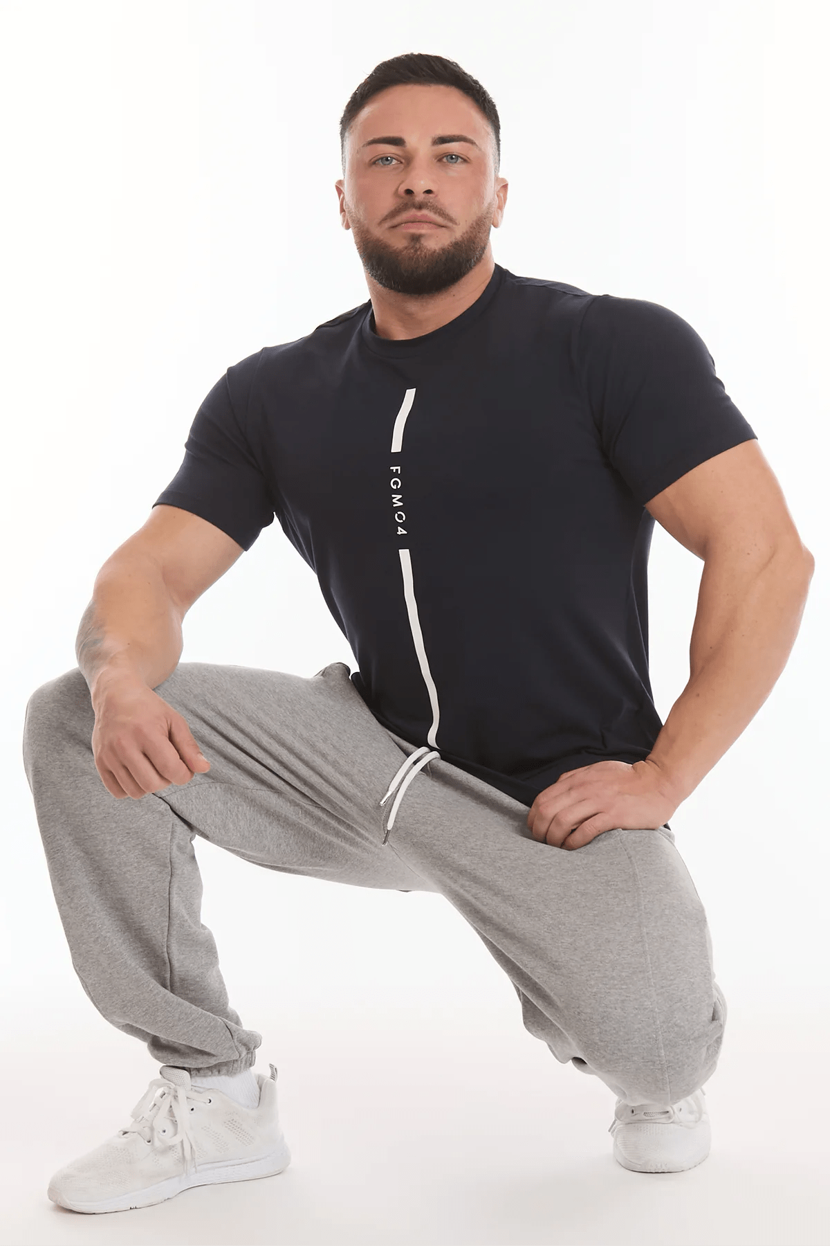 T-Shirt Stripe Fgm04 Uomo Blu - FGM04 - Linea Ikonic Uomo - fgm04