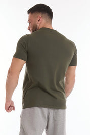 T-Shirt Stripe Fgm04 Uomo Verde Militare