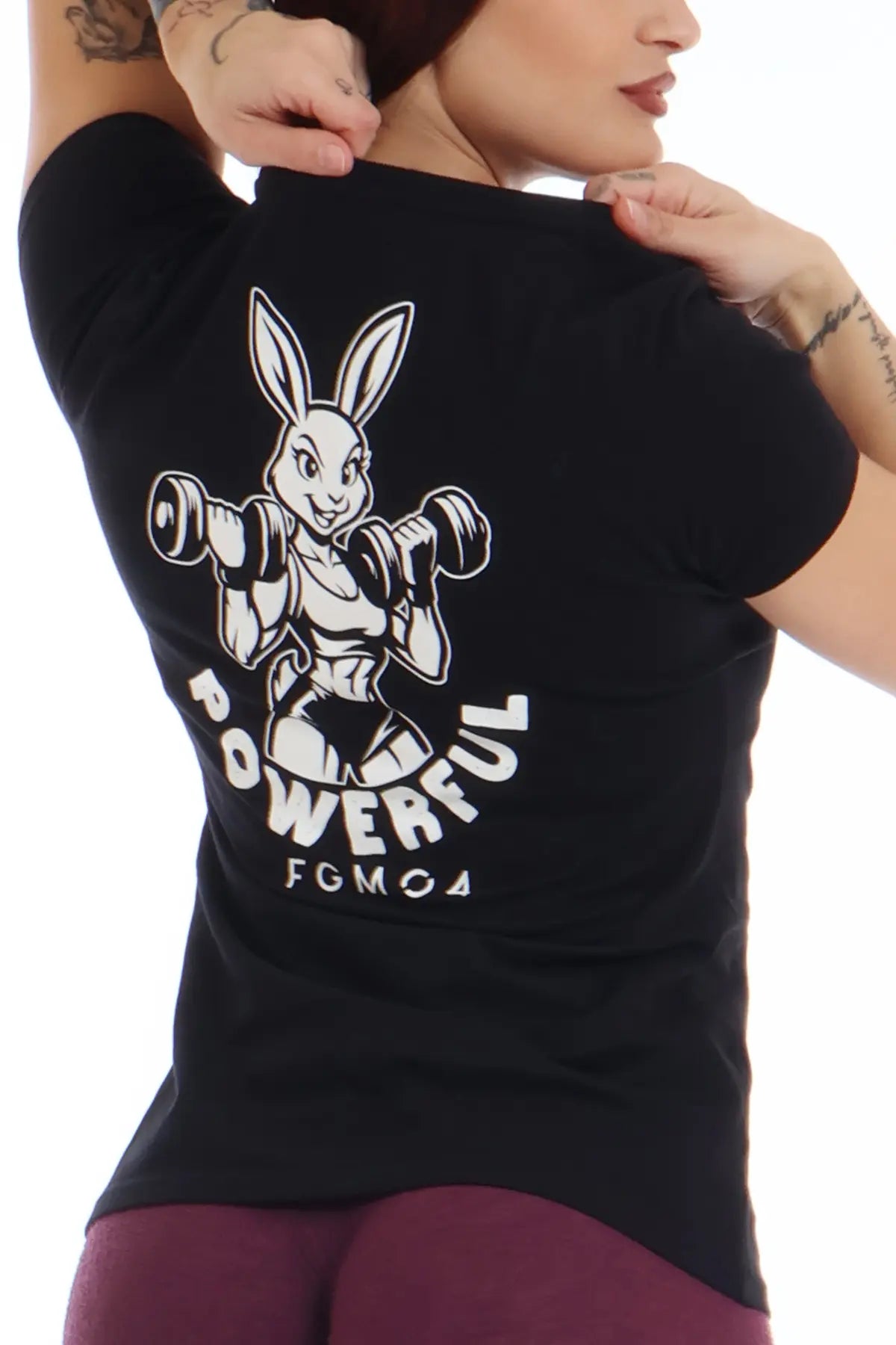 T-Shirt Fit Bunny Fgm04 Nero - FGM04 - Linea Ikonic - fgm04