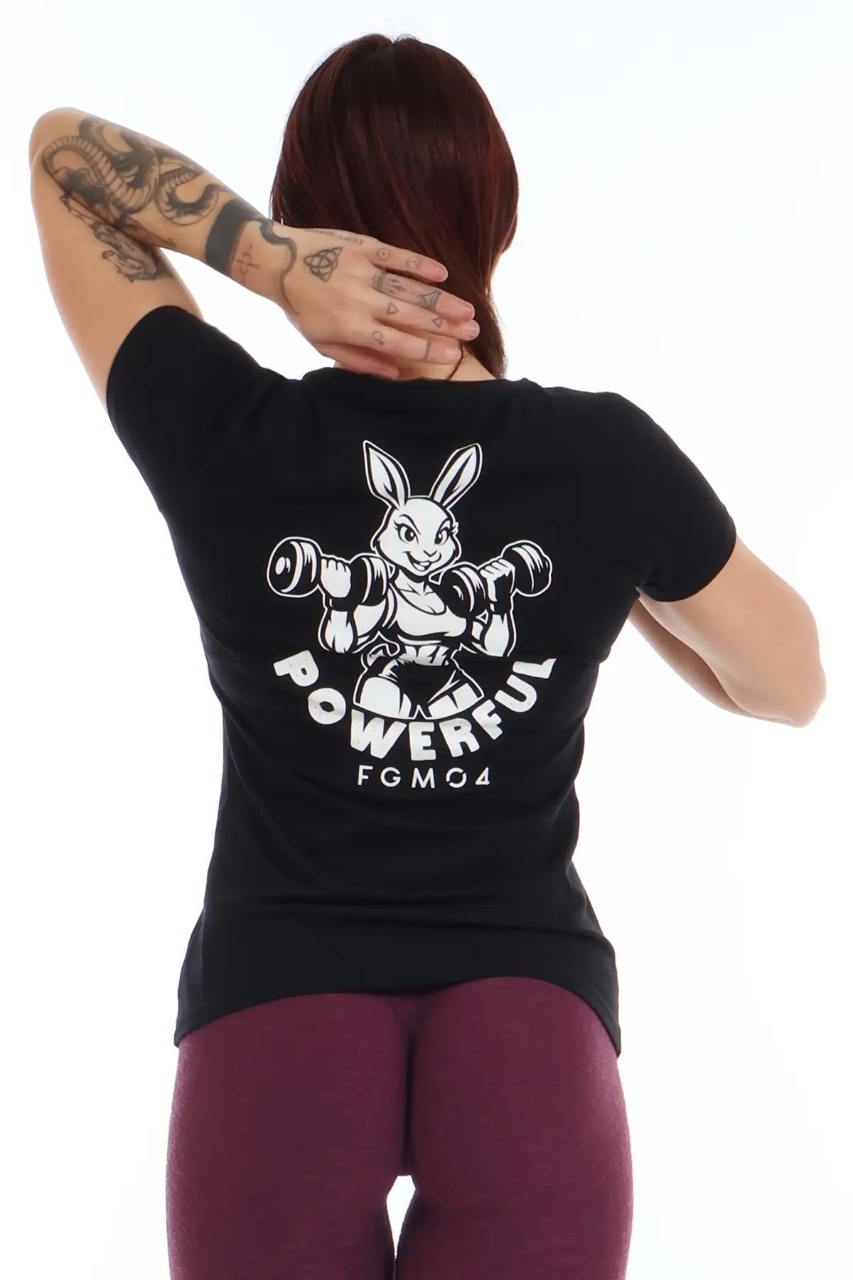 T-Shirt Fit Bunny Fgm04 Nero