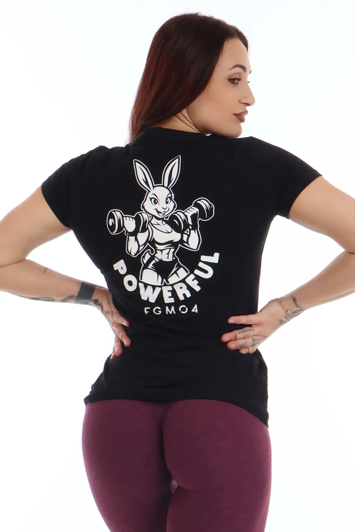 T-Shirt Fit Bunny Fgm04 Nero