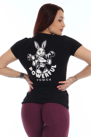 T-Shirt Fit Bunny Fgm04 Nero - FGM04 - Linea Ikonic - fgm04