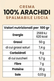 Crema 100% Arachidi Liscia - 200 g - FGM04 - OFFERTE SPECIALI - fgm04