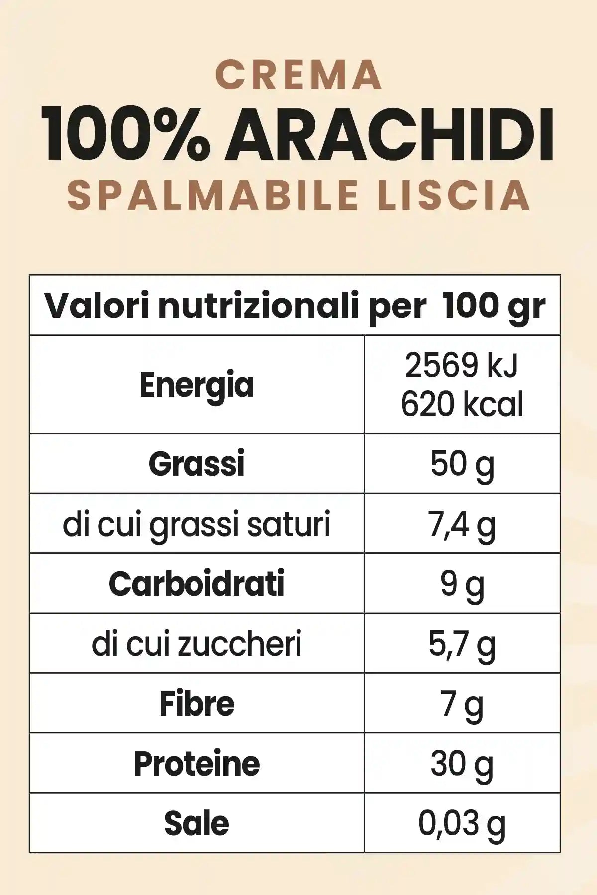 Crema 100% Arachidi Liscia - 200 g - FGM04 - OFFERTE SPECIALI - fgm04