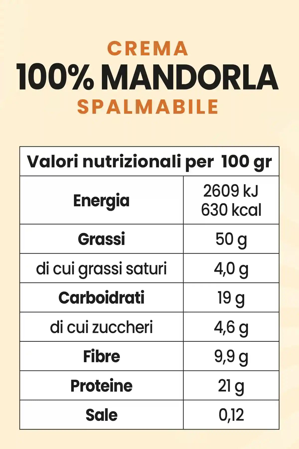 Crema 100% Mandorle - 200 g - FGM04 - OFFERTE SPECIALI - fgm04
