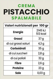 Crema Proteica Pistacchio - 200 g - FGM04 - OFFERTE SPECIALI - fgm04