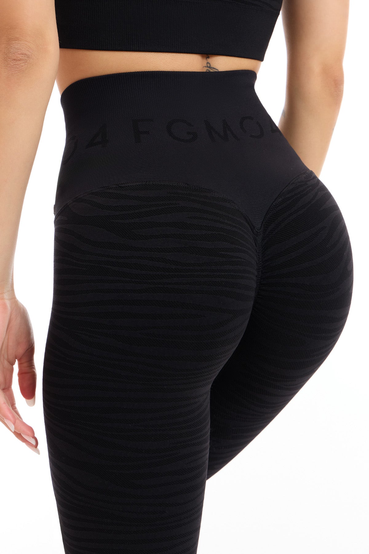 Leggings Push Up Jungle Tigre 2.0 Nero - FGM04 - LEGGINGS ANTICELLULITE - fgm04