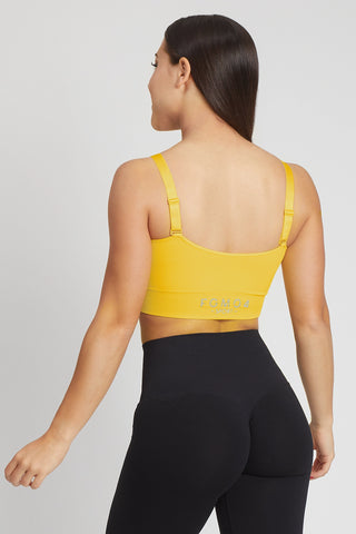 Top sportivo con spalline sottili Adele 2.0 Giallo Lemon - FGM04 - Maglie e Top - fgm04