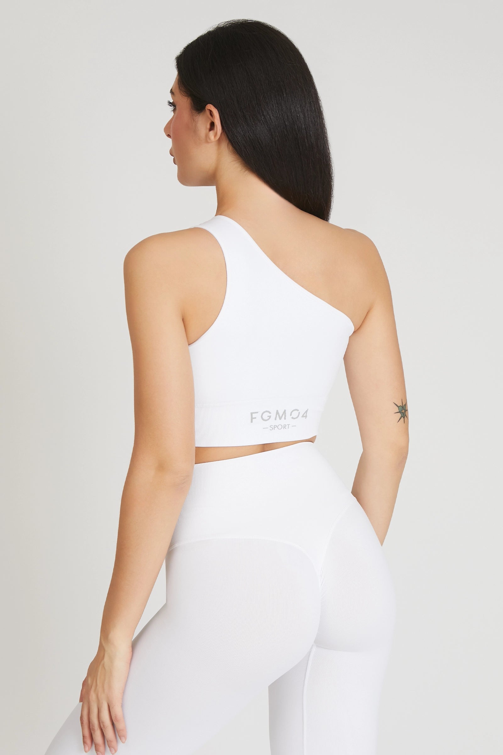 White One Shoulder Top