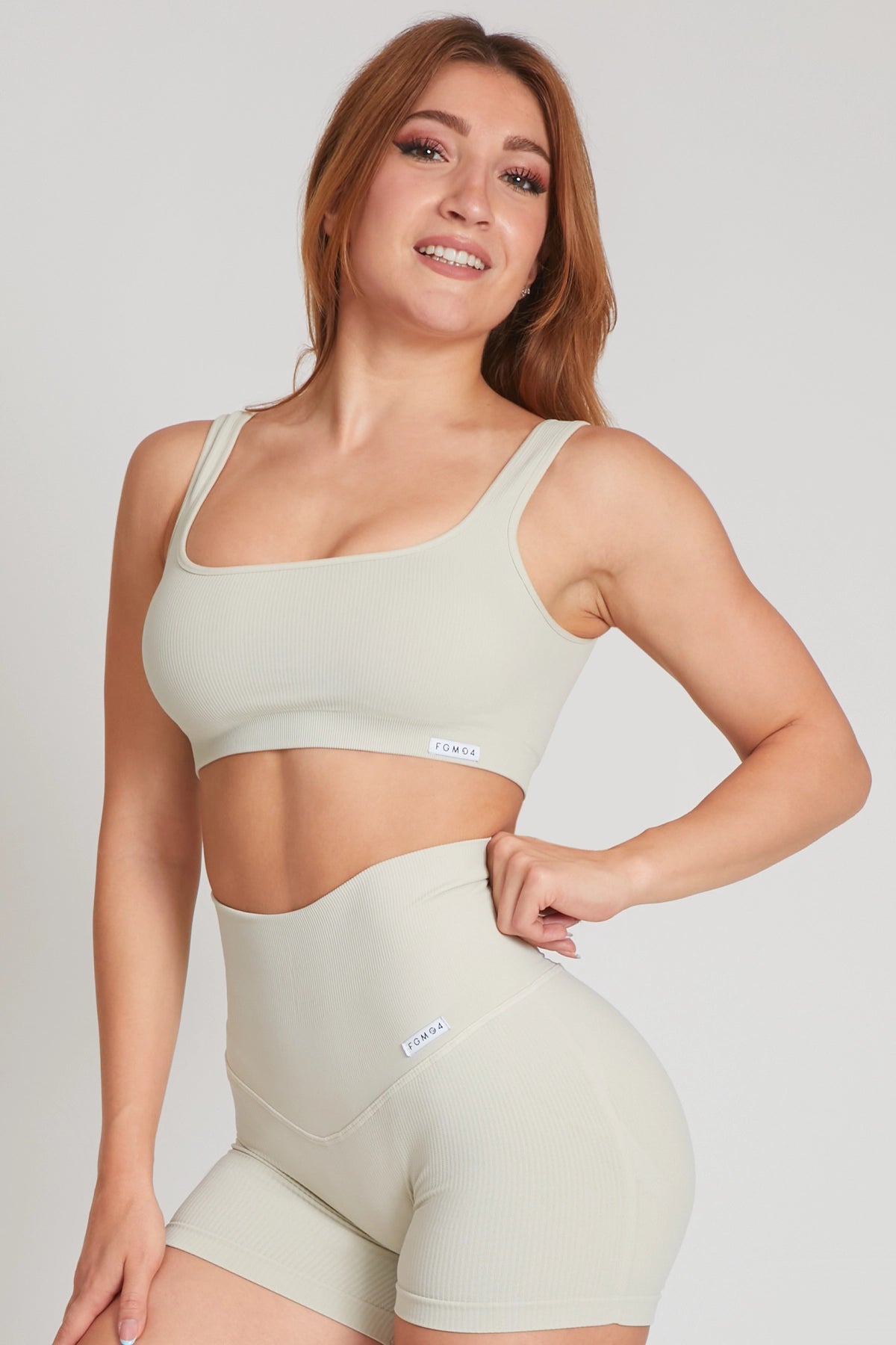 Top sportivo con spalline larghe a costine Calipso Latte Costine Taglia Unica - FGM04 - Maglie e Top - fgm04