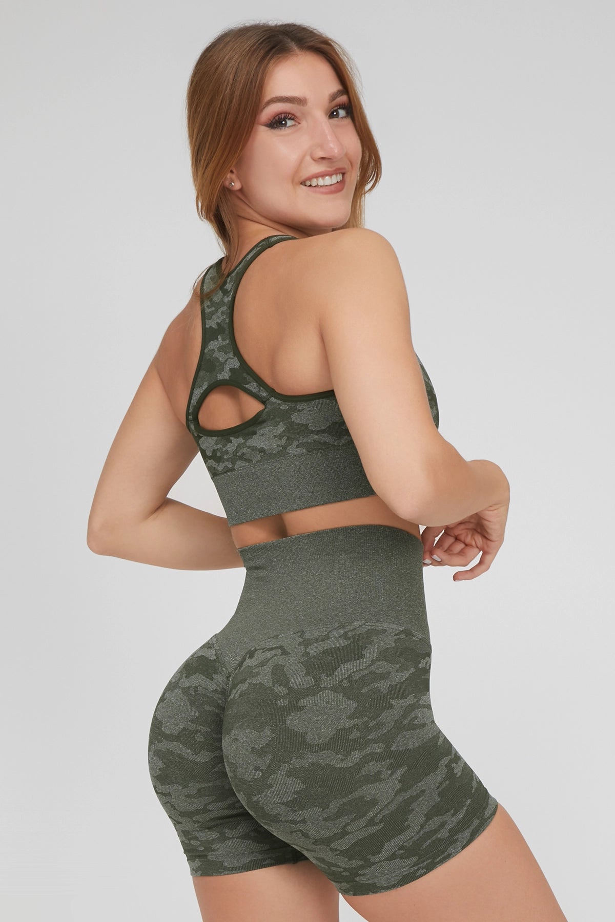 Haut camouflage vert militaire Ecofir