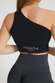 Black One Shoulder Top
