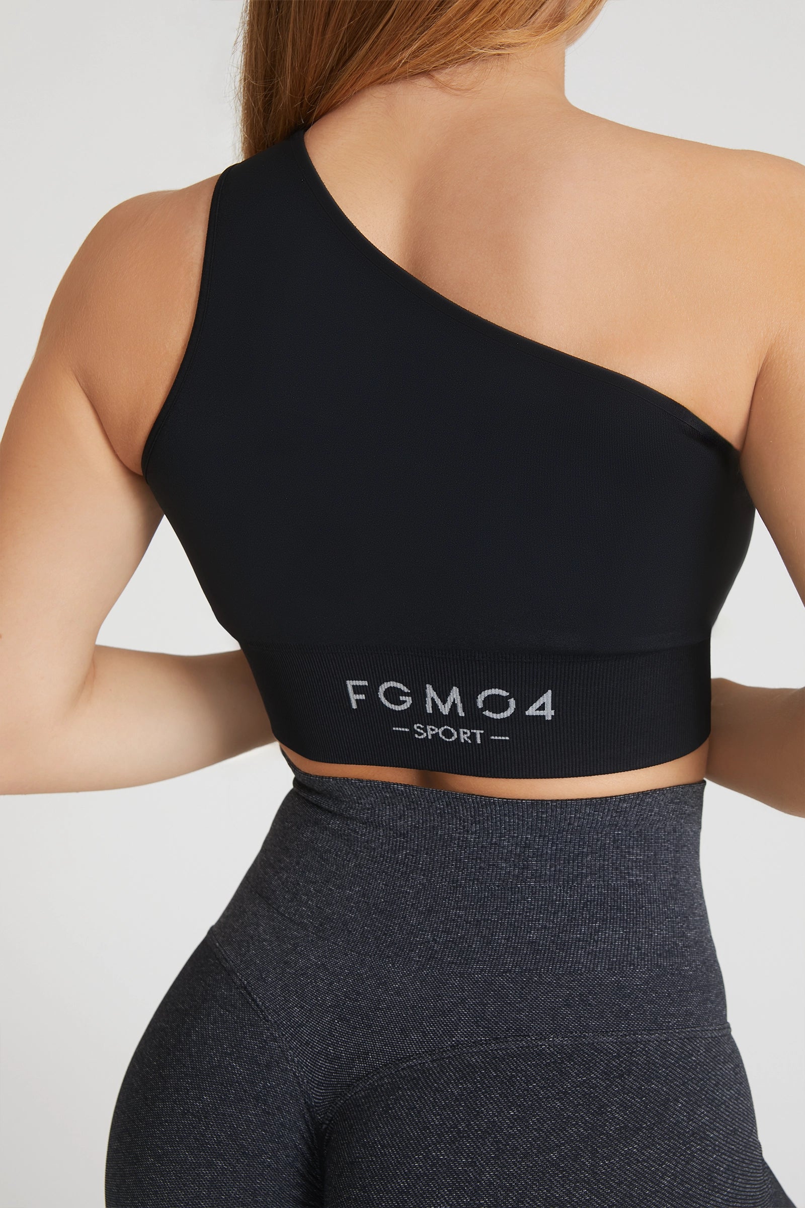 Top sportivo Monospalla Nero - FGM04 - Maglie e Top - fgm04