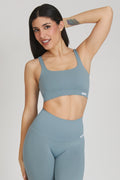 Top sportivo con spalline larghe Gym Fashion Azzurro Arona - FGM04 - Maglie e Top - fgm04