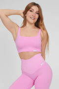 Top sportivo con spalline larghe Gym Fashion Rosa - FGM04 - Maglie e Top - fgm04