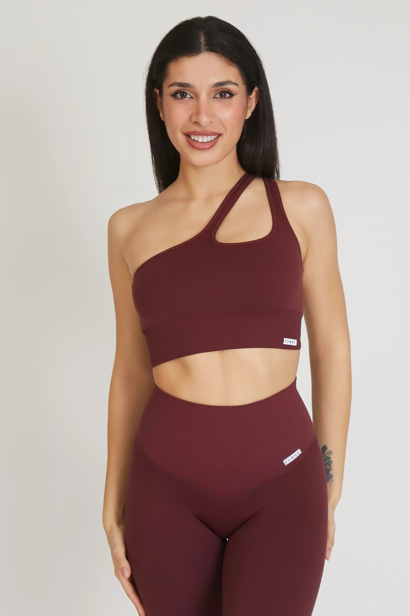 Merlot One Shoulder Top