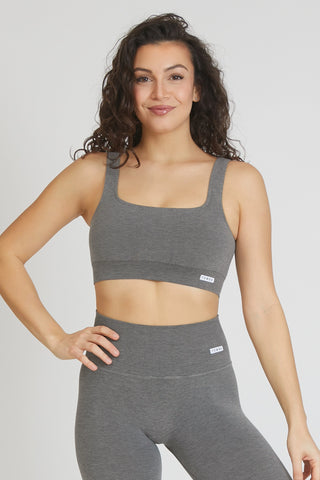 Top sportivo con spalline larghe Essence BambùFIR Stone Scuro - FGM04 - Maglie e Top - fgm04