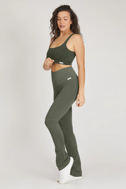 Top Gym Fashion Verde Militare