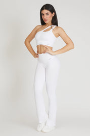 White One Shoulder Top