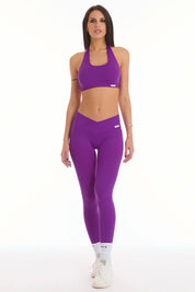 Leggings Push Up Venere Violet - FGM04 - LEGGINGS ANTICELLULITE - fgm04