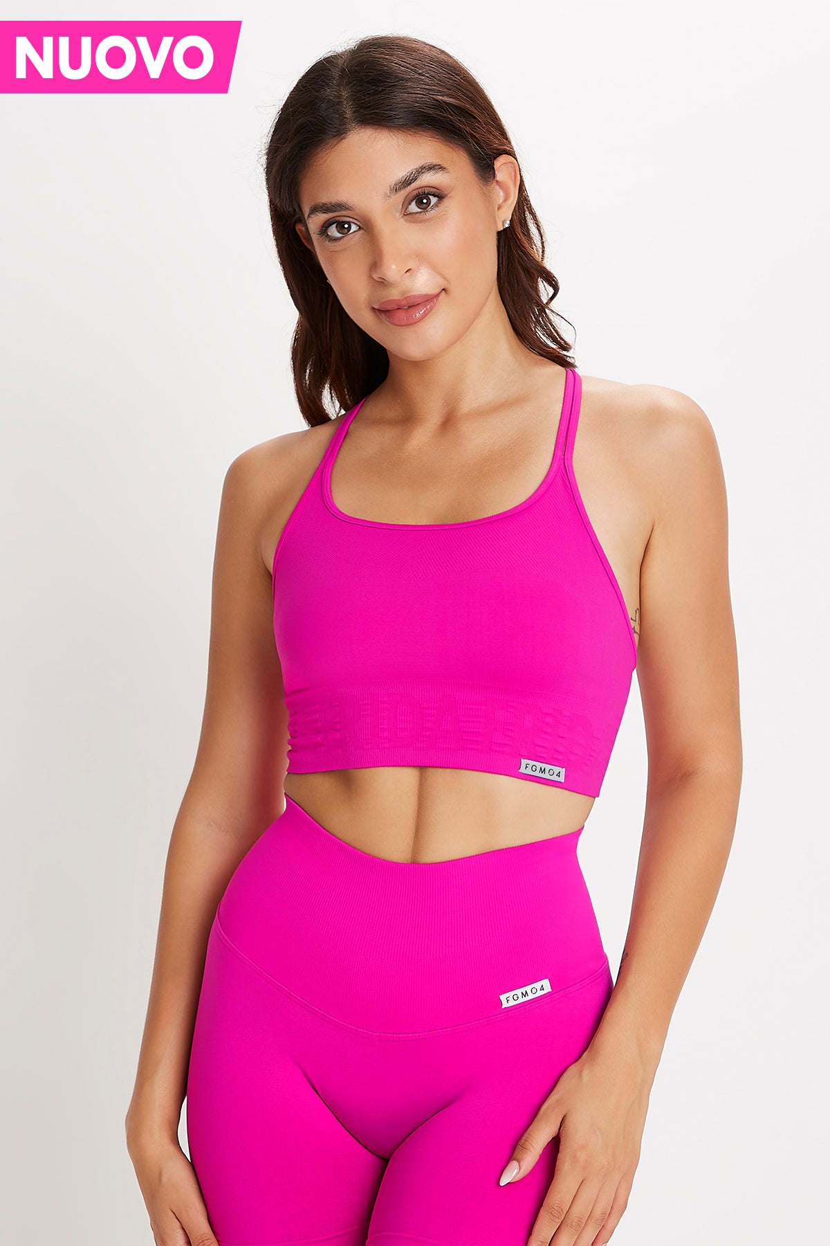 Top Monogram Fuxia Fluo