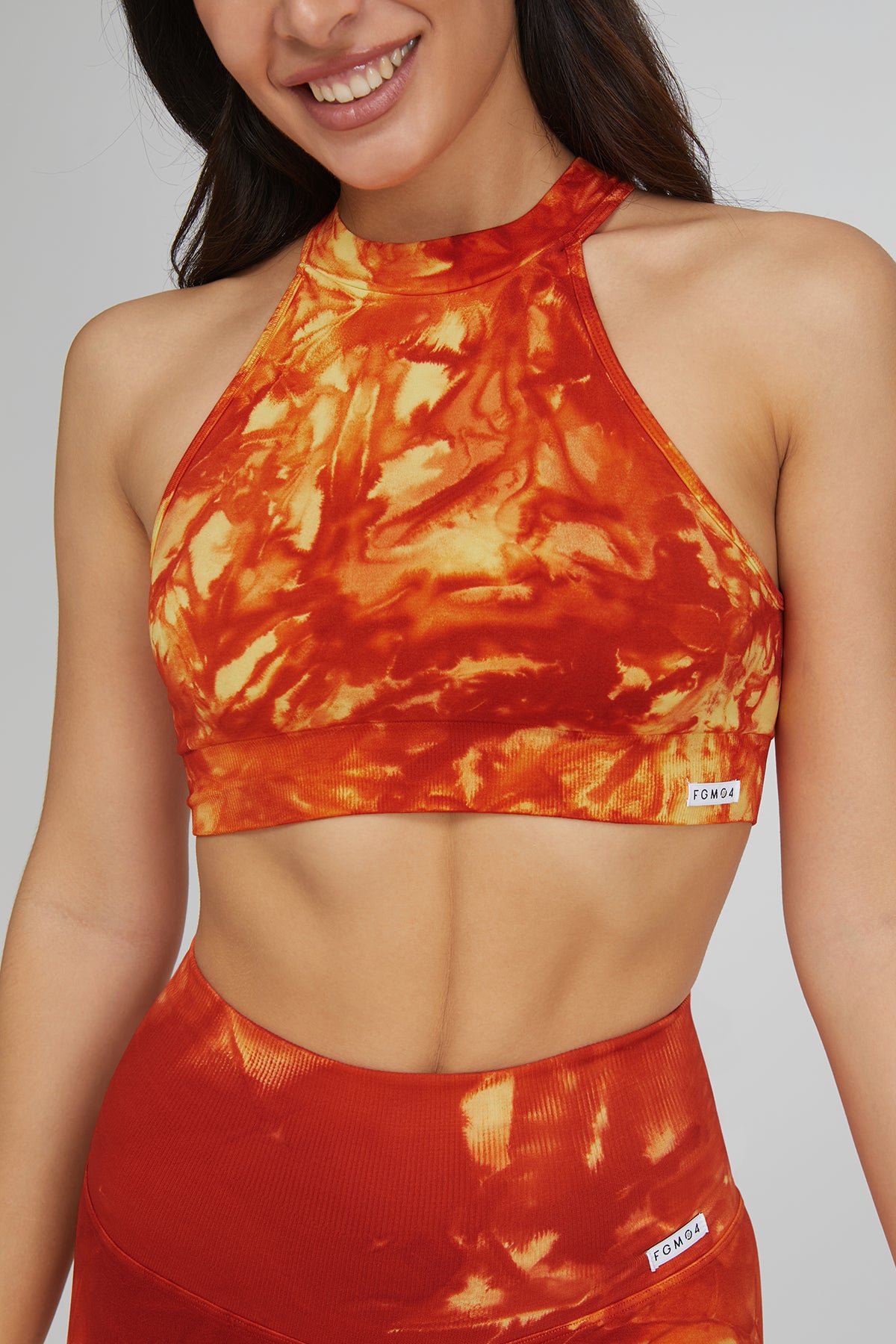 Top Olimpia Maltinto Fire Orange Yellow