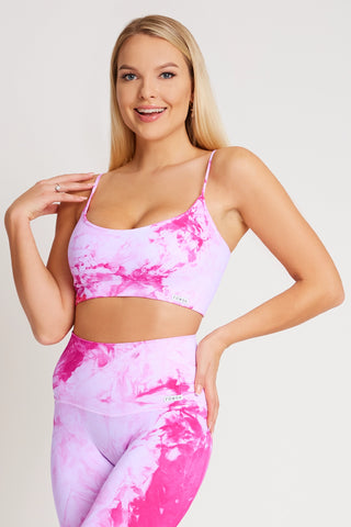 Top sportivo con spalline sottili Maltinto Rosa wow Paradiso - FGM04 - Maglie e Top - fgm04