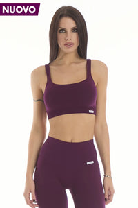 Top Gym Fashion Dark Purple