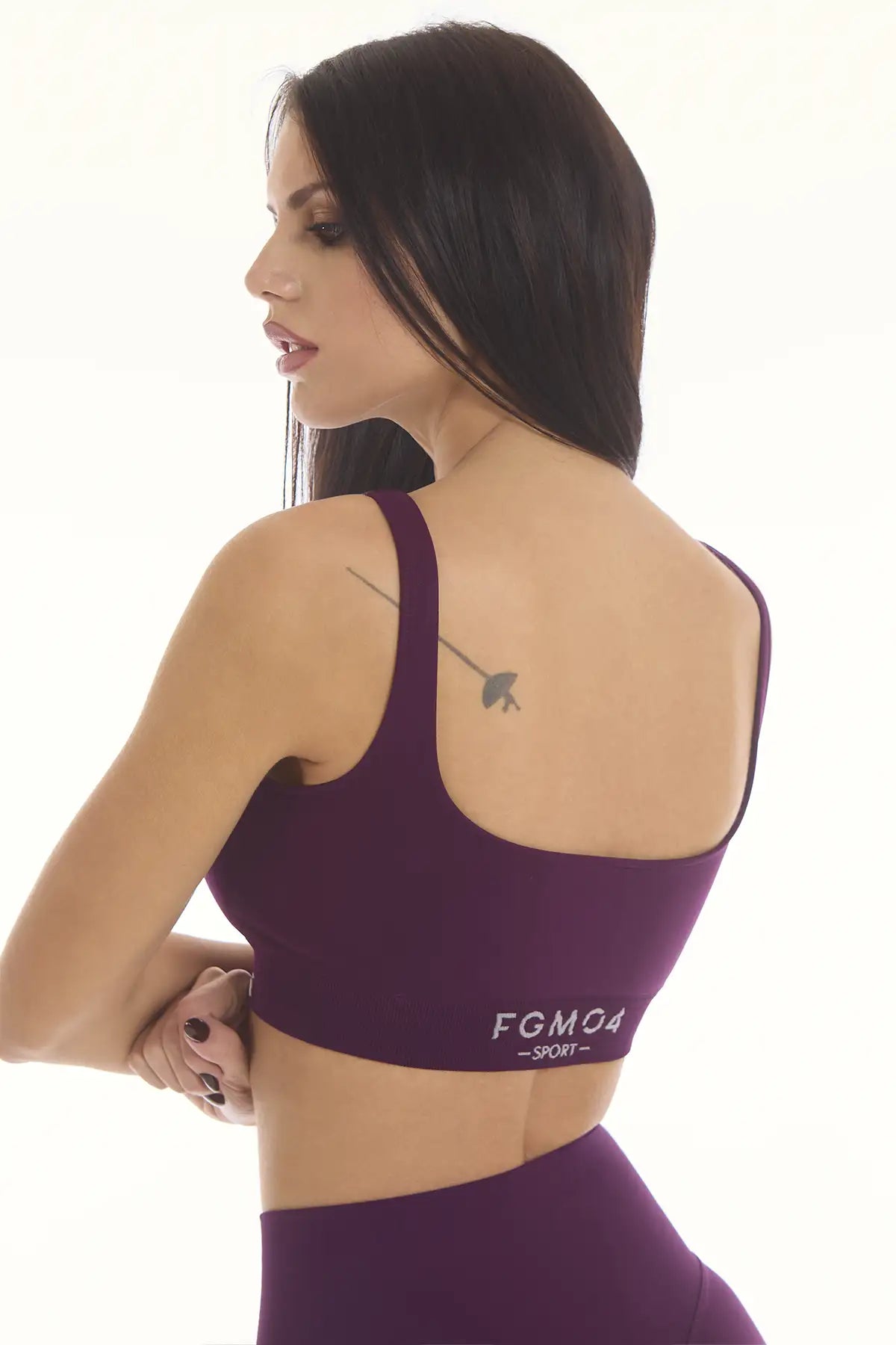 Top Gym Fashion Dark Purple - FGM04 - Maglie e Top - fgm04
