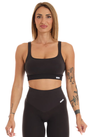Top Gym Fashion Marrone After Dark