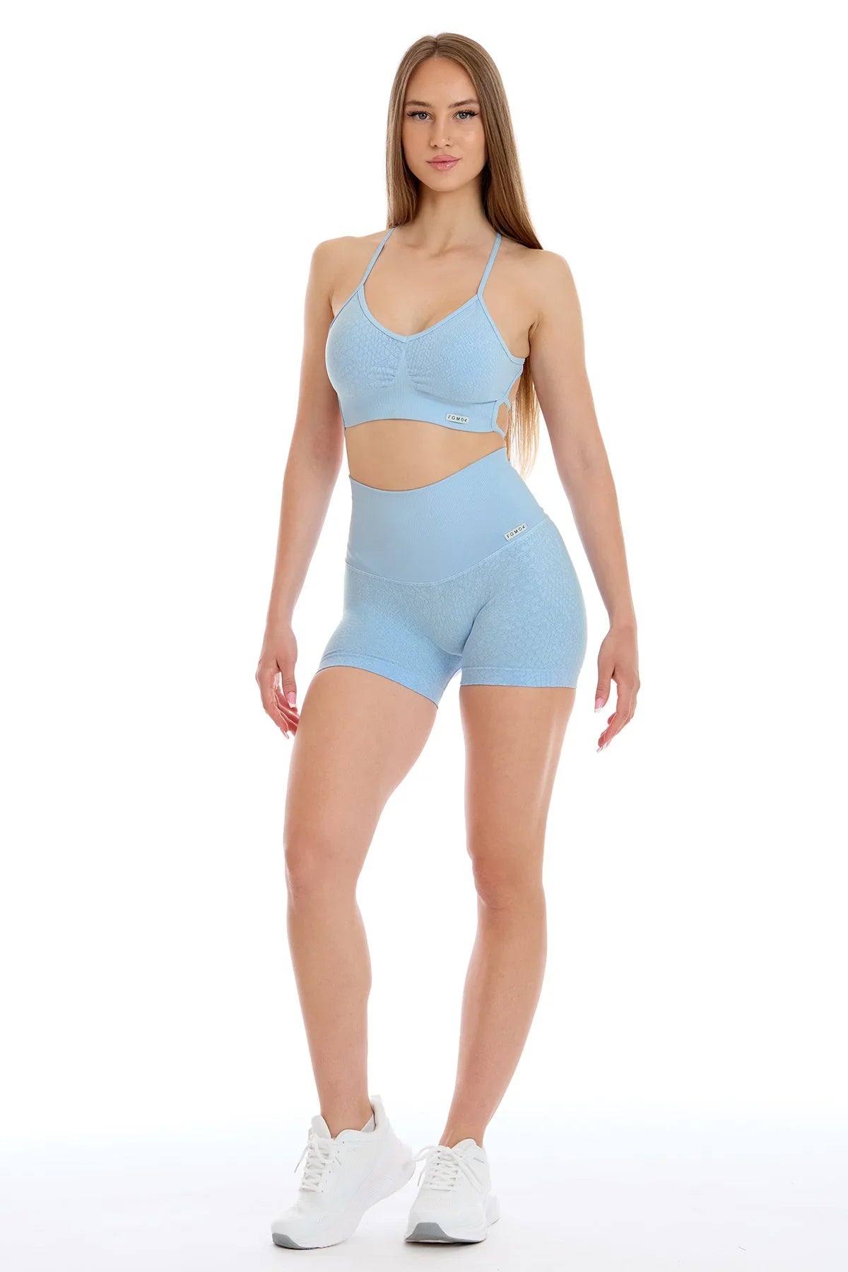 Shorts Jungle Pitone Azzurro Zen - FGM04 - LEGGINGS ANTICELLULITE - fgm04