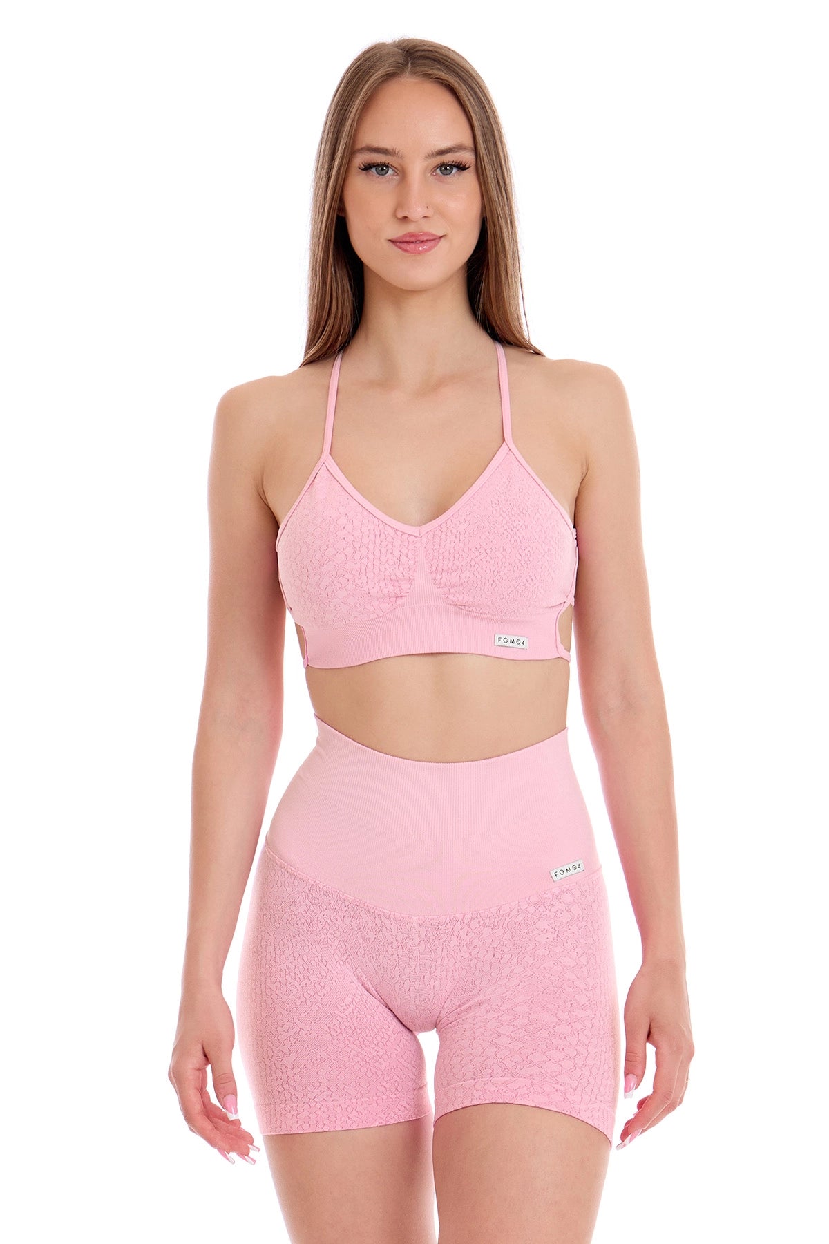 Top Jungle Pitone Kalì Rosa Macaron