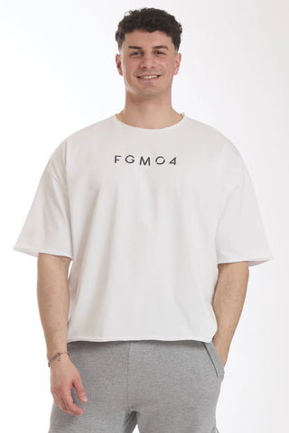 Maglia WorkOut Extra Large Uomo Bianco - FGM04 - Linea Ikonic Uomo - fgm04