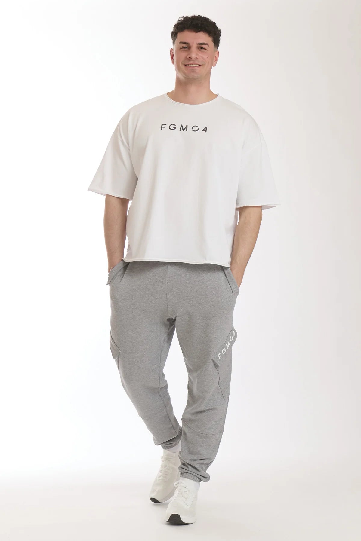 Maglia WorkOut Extra Large Uomo Bianco - FGM04 - Linea Ikonic Uomo - fgm04