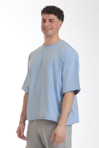 Maglia WorkOut Extra Large Uomo New Celeste - FGM04 - Linea Ikonic Uomo - fgm04