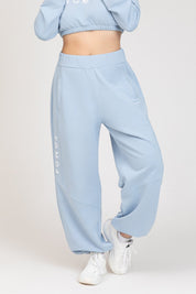 Pantalone Jogger Oversize Jasmine Donna New Celeste - FGM04 - Linea Ikonic - fgm04