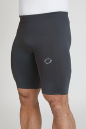 Cyclist Man Grey