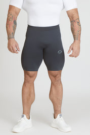Cyclist Man Grey