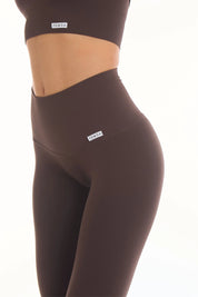 Leggings a Zampa di Elefante Bitter Chocolate