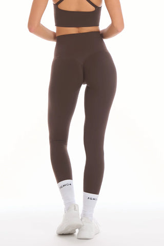 Leggings Push - Up All - Up Bitter Chocolate - FGM04 - LEGGINGS ANTICELLULITE - fgm04
