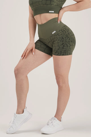 Shorts All - up Cocco Verde - FGM04 - LEGGINGS ANTICELLULITE - fgm04