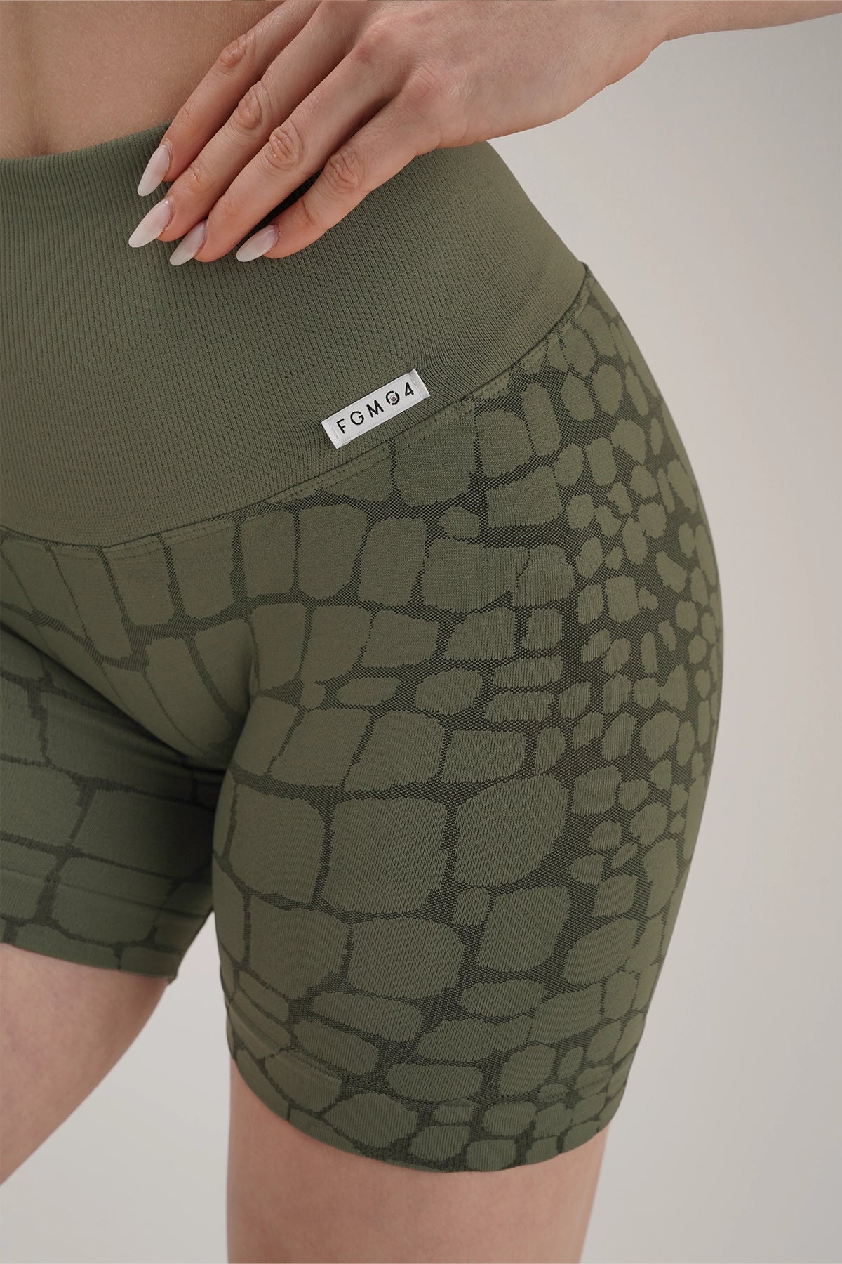 Shorts All - up Cocco Verde - FGM04 - LEGGINGS ANTICELLULITE - fgm04